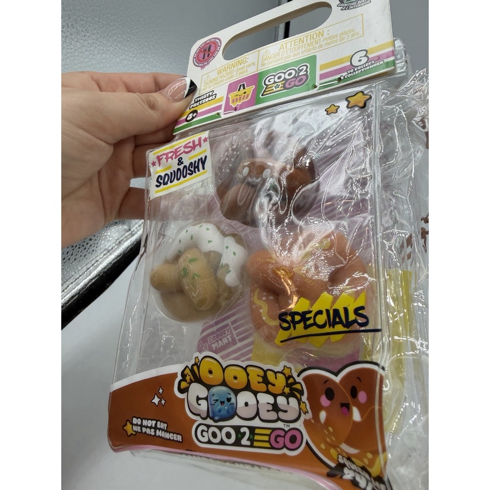 Goo 2 Go Dooes Goodies Fresh & Squooshy 3pc Squishy Collectible Set New - Picture 4 of 7